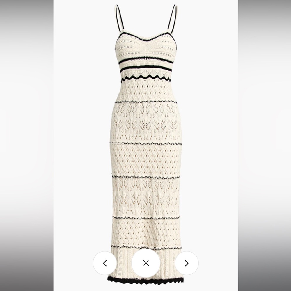 Commense off white knit dress size Medium